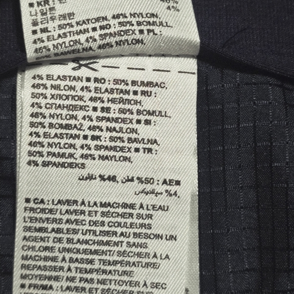 Banana Republic Slim Fit Stretch Preppy Navy Blue Men's Size 31x32 Pants - Picture 2 of 16